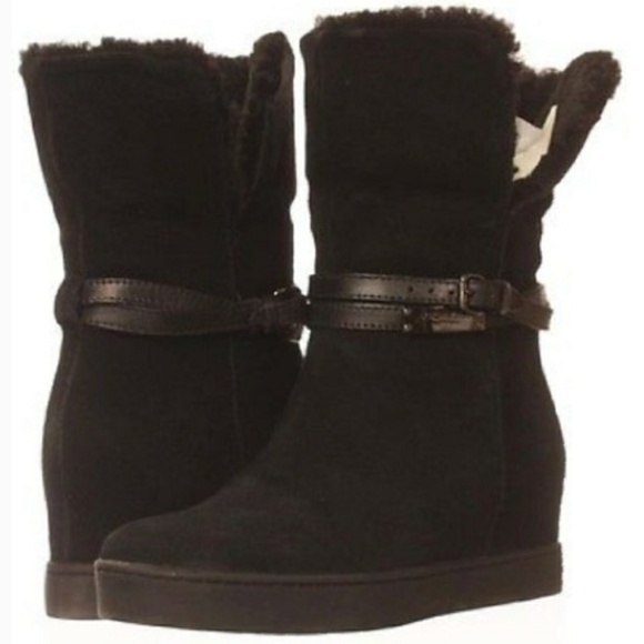 Coach Suede Shearling Norell Bootie - Picture 1 of 8